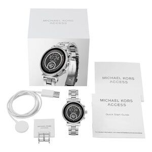 Michael Kors Access Sofie HR Touchscreen Smartwatch – Silver (MKT5061)